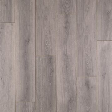 Chelsea Crosby Oak Anthracite Grey Wood Effect Click Laminate Flooring - Plank (8mm),For All Rooms Except Bath & Wet Areas