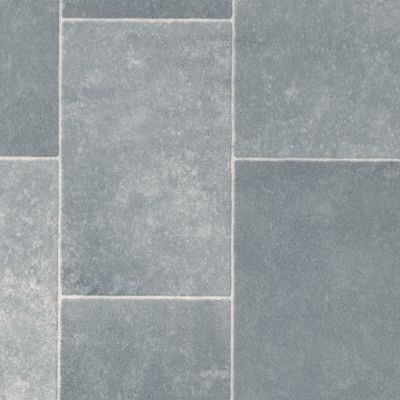 1213 Grey Tile Effect Anti-Slip Vinyl Flooring For Kitchen, LivingRoom, DiningRoom, 2.0mm Thick Vinyl Sheet