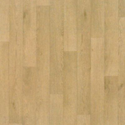 Beige Anti-Slip Wood Effect Vinyl Flooring For LivingRoom, Kitchen, 2mm Thick Cushion Backed Vinyl Sheet