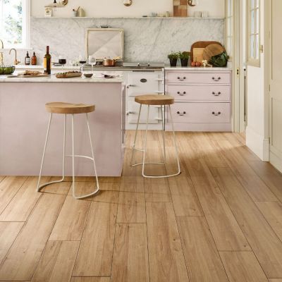 Chene30 14mm Engineered Wood Flooring 14/3 X 190mm Brushed And Lacquered Brown- Plank