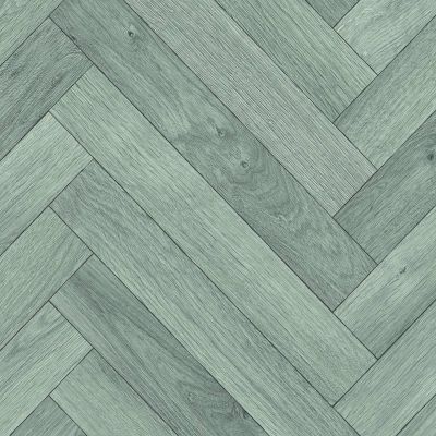 2002 Grey Wood Effect Anti-Slip 1.90mm Thick Vinyl Flooring For Kitchen, Bathroom, Living Room