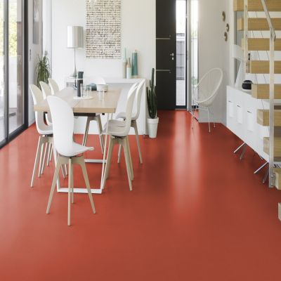 Gerflor Tarasafe Standard Pur 7115 Flame Orange Speckled Effect Slip-Resistant Best Commercial Vinyl Flooring Sheet 