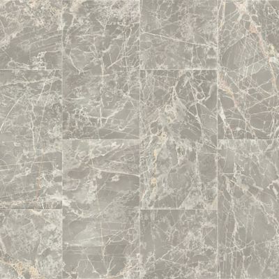 Ambience AE/03 Grey Marble Effect Anti-Slip Vinyl Flooring For Contract Commercial Use, 2.6mm Thick Vinyl Sheet