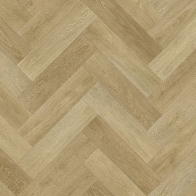 Ambience AE/12 Neutral Wood Effect Herringbone Vinyl Flooring For Contract Commercial Use, 2.6mm Thick Vinyl Sheet