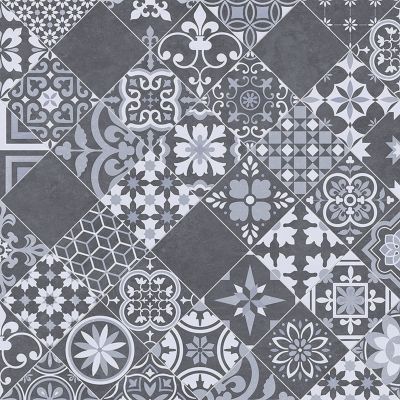 Entice Annecy 909M Grey Designer Anti-Slip Vinyl Flooring For Domestic Use, 2.5mm Thick Vinyl Sheet with Textile Backing