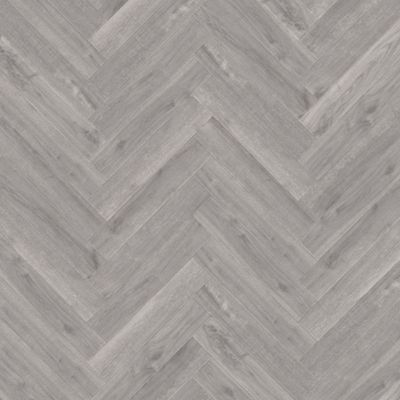 Alva Havana Grey Oak Wood Effect Glue Down Luxury Vinyl Tile - Herringbone(2.5mm LVT) For Domestic & Commercial Use