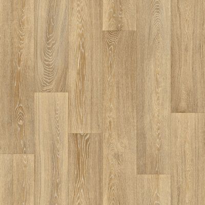 Non Slip Brown Wood Effect Vinyl Flooring For LivingRoom, Hallways, 2mm Textile Backing Vinyl Sheet