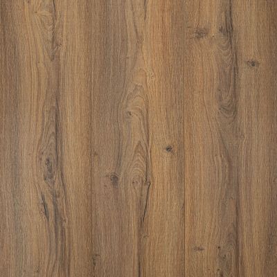 Stepclick Smooth Poznan Brown Matte Wood Effect Click Laminate Flooring  - Plank (7mm) For Home (All Rooms)