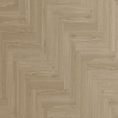 Aspen Oak Natural Brown Wood Effect Click Laminate Flooring - Herringbone (8mm),For All Rooms & Contract Commercial Usage