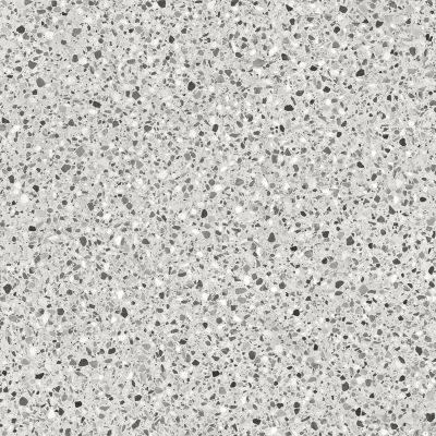 Terrazzo Black White Mosaic Effect Anti-Slip 2.2mm Vinyl Flooring for Contract Commercial Use in Restaurants, Schools 