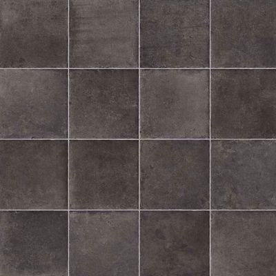 Stone Effect Non Slip Black Vinyl Flooring For LivingRoom, Kitchen,2mm Thick Textile Backing Vinyl Sheet 