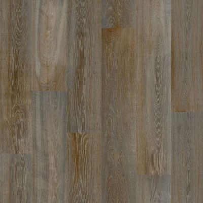 Anti-Slip Brown Wood Effect Vinyl Flooring For LivingRoom, Kitchen, 2mm Textile Backing Vinyl Sheet