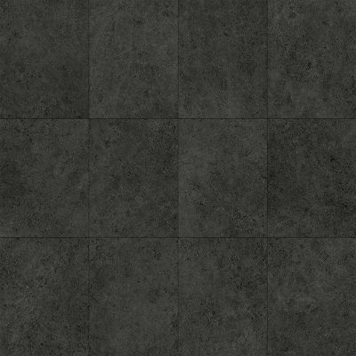 Enrich Twisk Tile 996E Black Stone Effect Anti-Slip Vinyl Flooring For Contract Commercial Use, 2.9mm Thick Vinyl Sheet with Textile Backing
