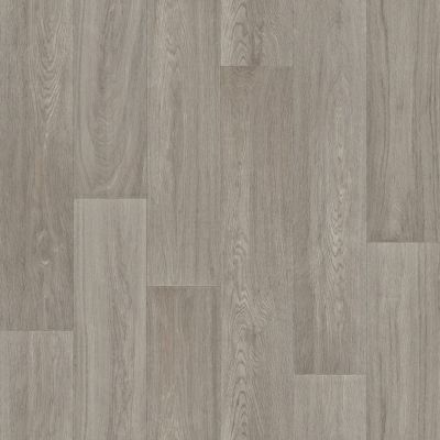 Anchor Oak Grey Wood Effect Anti-Slip Vinyl Flooring For Kitchen, Bathroom, DiningRoom, 1.9mm Thick Vinyl Sheet