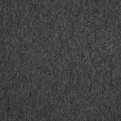Vital Carpet Tiles 8007 Black Plain Contract Carpet Tiles for Domestic & Commercial Use