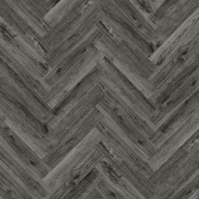 Alva Yosemite Dark Wood Effect Glue Down Luxury Vinyl Tile - Herringbone(2.5mm LVT) For Domestic & Commercial Use